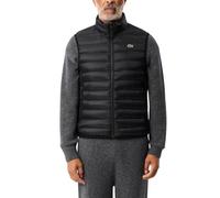Herren Tennisweste Lacoste Water Repellent Puffed - Schwarz M