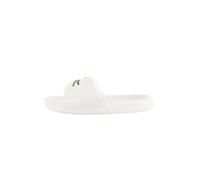 Lacoste Herren Men's Serve Slide 1.0 Sandale, WHT/BLK, 46 EU