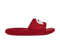 Lacoste Herren Pantoletten Croco DUALISTE 0922 1 CMA, Männer Slipper,Sommerschuhe,sommerclogs,Sandalen,Freizeitschuhe,ROT/Weiss (17K),42 EU / 8 UK