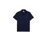 Lacoste Herren Polo-Shirt Kurzarm DH2050, Männer Polo-Hemd,2 Knopf,Regular Fit,Blau,4 (M)