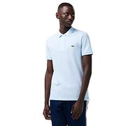 Lacoste Herren Polo-Shirt Kurzarm PH4012, Männer Polo-Hemd,2 Knopf,Slim Fit,Blau,4