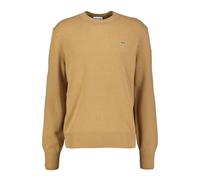 Lacoste Carded Wool Crew Neck Datte Chine Beige L