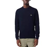 Lacoste Herren Pullover Rundhals AH0128, Männer Basic Strickpulli,Regular Fit,Blau,4 (M)