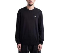 Lacoste Herren Strickpullover mit Bio-Baumwolle Regular Fit, schwarz, Gr. 3