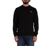 LACOSTE Pullover Herren Regular Fit Rundhals Baumwolle schwarz, 52 (L)