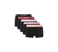 Lacoste Herren Retropants 5er-Pack, schwarz/pink, Gr. S