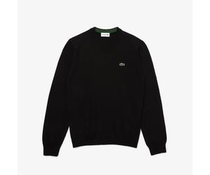 Lacoste Herren Rundhals Bio-Pullover Schwarz Mann IX / 4XL IX / 4XL