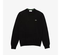 Lacoste Herren Rundhals Bio-Pullover Schwarz Mann VII / 2XL VII / 2XL