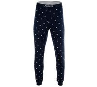 LACOSTE Herren Schlafhose - Loungewear, Pyjama Hose, lang, Logo Blau / M M Blau