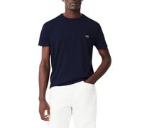 Lacoste Herren Short Sleeve Jersey Pima Regular Fit Crewneck, TH6709-51 T-Shirt, Marineblau, Groß