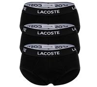 Lacoste 3-er Set Slips Schwarz