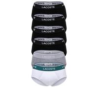 LACOSTE Herren Slips, 6er Pack - Casual, Briefs, Cotton Stretch, Logobund L Mehrfarbig