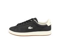 Sneaker LACOSTE "Lacoste Carnaby Set 225 2 Sneaker low Herren Schuhe", Herren, Gr. 44,5, schwarz, Glattleder, Schuhe Sneaker, Verstärkte Ferse (84651338-44,5) schwarz