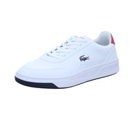 Lacoste Herren-Sneaker MENs COURT PRO SNEAKERS Weiß-Blau-Rot