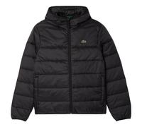 LACOSTE Herren Steppjacke - Lightweight Colorblock Puffed Jacket, Kapuze, wattiert Schwarz / M/L M/L Schwarz