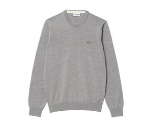 Lacoste Herren Strickpullover, grau, Gr. 8