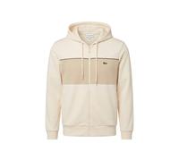 Lacoste Herren Sweatjacke aus Baumwolle, sand, Gr. S