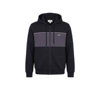 Lacoste Colour-Block Full Zip Hoodie schwarz grau - S