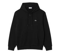 LACOSTE Herren Sweatjacke mit Kapuze - Zipped Fleece Front Hoodie, Regular Fit 4XL Schwarz