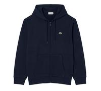 LACOSTE Herren Sweatjacke mit Kapuze - Zipped Fleece Front Hoodie, Regular Fit Dunkelblau / 5XL 5XL Blau