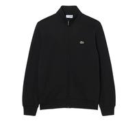 LACOSTE Herren Sweatjacke mit Stehkragen - Zipped Fleece Sweatshirt, Regular Fit XXL Schwarz
