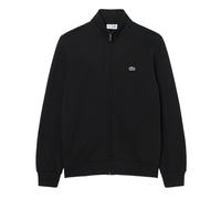 LACOSTE Herren Sweatjacke mit Stehkragen - Zipped Fleece Sweatshirt, Regular Fit Schwarz 5XL