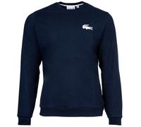 LACOSTE Herren Sweatshirt - Logo Print, Loungewear, Rundhals, Baumwoll-Mix Dunkelblau XL