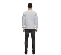 Lacoste Herren Sweatshirt mit Logo-Stickerei Basic-Pullover moderner Baumwoll-Sweater Langarm-Shirt SH9608 00 CCA Grau L