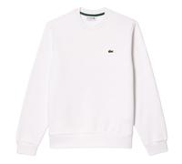 LACOSTE Herren Sweatshirt, Rundhals - Fleece, Classic Fit, Logo, Baumwoll-Mix Weiß 6XL