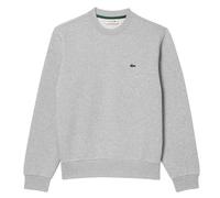 LACOSTE Herren Sweatshirt, Rundhals - Fleece, Classic Fit, Logo, Baumwoll-Mix XXL Grau
