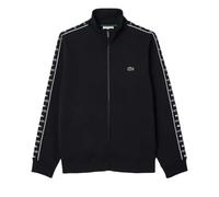 Lacoste Herren Sweatshirt SH7433, Männer Pullover,sportlicher Sweater,Logo,Regular Fit,Schwarz,7 (XXL)