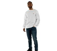 Lacoste Herren Sweatshirt SH7492, Männer Pullover,sportlicher Sweater,Logo,Regular Fit,Weiß,7 (XXL)