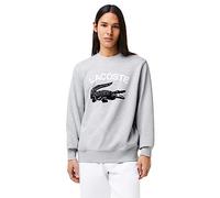 Lacoste Herren Sweatshirt SH9689, Männer Pullover,sportlicher Sweater,Logo,Regular Fit,Grau,4