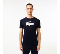 Lacoste Herren T-Shirt Lacoste Big Logo Core Performance T-Shirt Navy Blue/White L