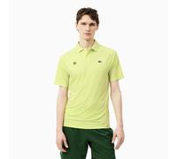 Lacoste Herren T-Shirt Lacoste Roland Garros Performance Short Sleeved Ribbed Collar Shirt Sencha S