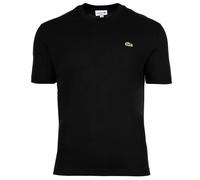 LACOSTE Herren T-Shirt, Rundhals - Classic Fit, Baumwolle, Logo, einfarbig Schwarz XL