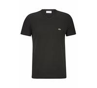 Lacoste Herren T-Shirt Rundhals TH2036, Männer Basic Tshirt,Tee,Regular Fit,Schwarz,6 (XL)