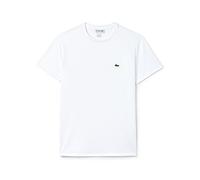 Lacoste Herren T-Shirts Crew Neck Cotton Kurzarm Rundhals T-Shirt TH6709, Farbe:Weiß, Größe:XL, Artikel:-001 White