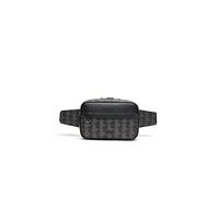 Lacoste Herren Umhängetasche Body Bag,Lederimitat (100% PVC),23x15.5x5cm, Handtasche Schultertasche,SCHWARZ/GRAU (H45),Einheitsgröße (One Size)