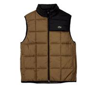 Lacoste Herren Weste BH1585, Männer Stepp-Weste,ärmellos,Regular Fit,Braun,50
