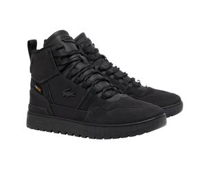 LACOSTE Herren Winter-Sneaker - T-CLIP WINTER MID Sneaker Boots, Material-Mix Schwarz EUR 44