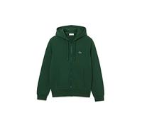 Lacoste Herren Zip-Up Fleece Hoodie Jacke, Vert, M