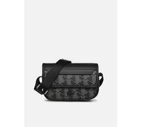 LACOSTE The Blend Messenger Bag XS Monogram Noir Gris