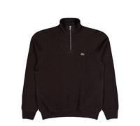 Lacoste High Neck Zipped Sweatshirt Braun in Größe XL