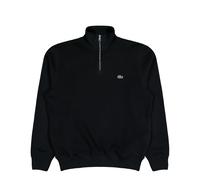 Lacoste High Neck Zipped Sweatshirt Schwarz in Größe XL