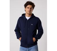LACOSTE Herren Sweatjacke mit Kapuze - Zipped Fleece Front Hoodie, Regular Fit Dunkelblau / M M Blau