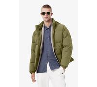 LACOSTE Daunenjacke Herren Stehkragen Mikrofaser grün, 52 (L)