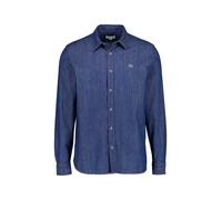 LACOSTE Jeanshemd Herren Regular Fit Langarm Baumwolle blau, 43