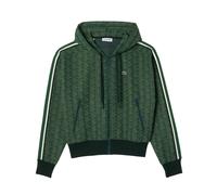Lacoste - Kapuzenpullover für Damen, Jacquard (Grün) EU 32 / UK 4
