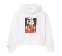 Lacoste - Kapuzenpullover für Damen, Übergroß (Weiß) EU 34 / UK 6